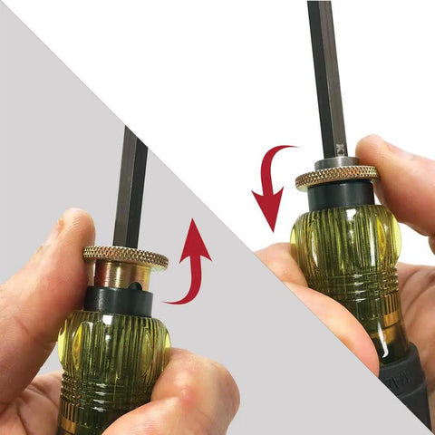 Adjustable Length Replacement Blade Set Three Pack For Screwdriver Handle DIY Friendly Four To Eight Inch Reach
