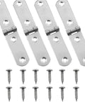 Stainless Steel 180 Degree Folding Hinge Set With Buffer For Cabinets And Sewing Machine Cabinets 10 Sets Smooth Quiet Close Built To Last