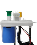 Top view of Fuel Pump Assembly For Ford Expedition 2015-2017 V6 3.5L Turbocharged And Lincoln Navigator 2015-2017 V6 3.5L Turbocharged Replace OEM FL1Z9A299B FL1Z9H307D FL1Z9H307F, showcasing connectors and hoses.
