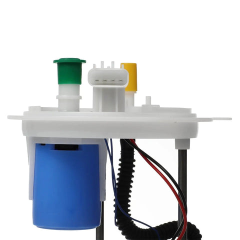 Top view of Fuel Pump Assembly For Ford Expedition 2015-2017 V6 3.5L Turbocharged And Lincoln Navigator 2015-2017 V6 3.5L Turbocharged Replace OEM FL1Z9A299B FL1Z9H307D FL1Z9H307F, showcasing connectors and hoses.
