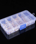 Pro Grade M3 Brass Standoff Spacer Kit With Hex Screws And Nuts For PCB And Motherboard Projects Durable Brass And Stainless Steel Fasteners 6Mm 10Mm 15Mm 20Mm Assortment For Electronics DIY in plastic organizer case