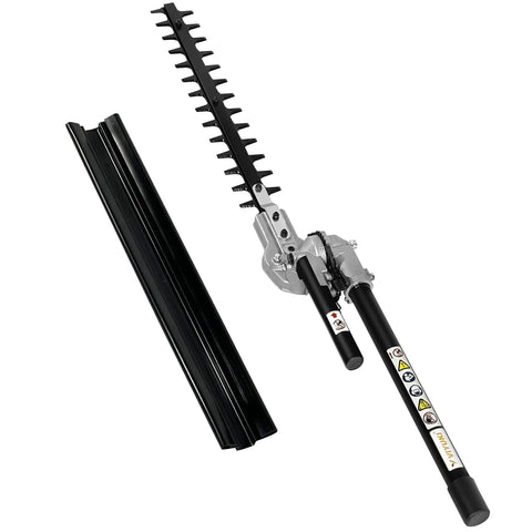 16 Inch Articulating Hedge Trimmer Attachment With Beefed-Up Dual Action Blade And 0.75 Inch Cutting Capacity, Adjustable Angles