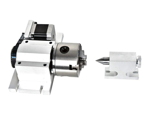 Heavy Hitter 3040 CNC Router With 2200W Spindle And Upgraded Fourth Axis Rotary, USB enabled rotary attachment, precision engraving tool.