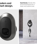 Tesla Mobile Charger Cable Organizer Wall Mount for all models in white matte finish on modern wall