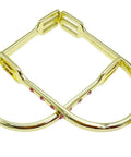Women's Equestrian Spurs With Straps Set Prince Of Wales Bumper Spurs Zinc Alloy Chrome Plated Rhinestone Detailing Gold Tone Ride Ready