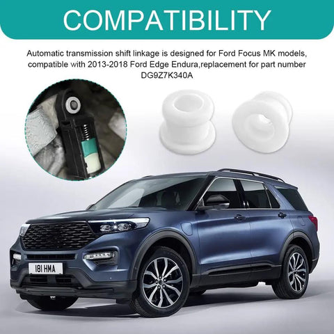 Shifter Cable Bushing Kit For Ford Edge Fusion Escape Transit Connect C Max, image showing parts with compatibility text.