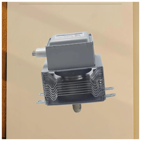 Essential Om75p 31 Esqn-1000w Air Cooled Magnetron Tube, industrial grade ceramic generator component, top view.