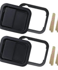 Jeep Wrangler Exterior And Interior Door Handles With Keepers Kit For YJ TJ 1991 2002 Full Doors Replaces 55176382AE 55176383AE