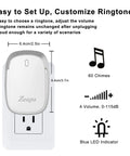 Ultra Long Range Doorbell Kit With 1300 Feet Of Wireless Range, Plug In Or Battery Powered device showing 60 chimes