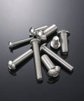 3/8-16 Button Head Socket Cap Screws Stainless Steel 304 A2 70 Fully Threaded Allen Hex Drive Bolts 1-1/2 Inch Long 15 Pack