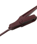 Light Duty Lever Binder With J Hook For Tie Down And Cargo Control, 375 Lbs Working Load Limit, Forged Heavy Duty Steel, Maroon Finish