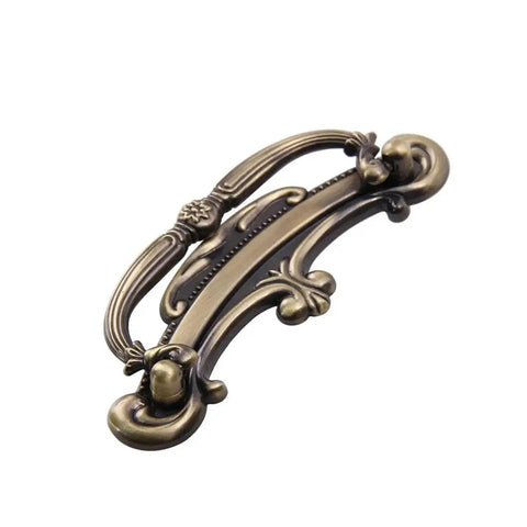 Elegant vintage style cabinet drawer pull handles set for cabinets and drawers multi size kitchen hardware with two center to center spacing options easy install and universal mounting for general cabinet holes durable furniture hardware for daily replacement CC96.