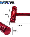 Dimensions of Red Dope Aircraft Style Joystick Shift Knob For Manual Cars, Aluminum Alloy T Handle Gear Shifter