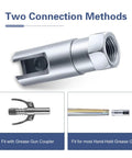 Push On Right Angle 90 Degree Grease Coupler For Auto Truck And Industrial Use With One Eighth Inch NPT Threads Slotted Gun