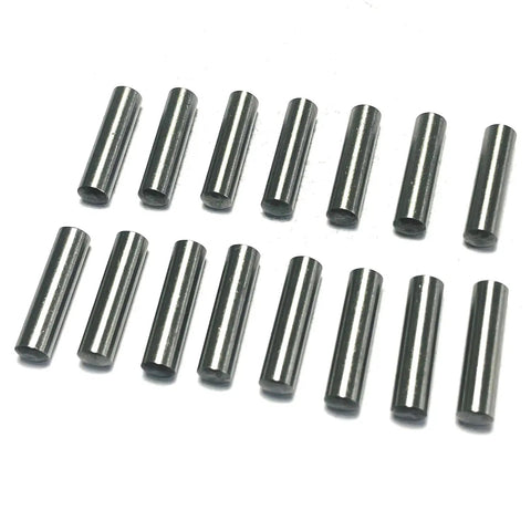 Rock Solid Heavy Duty 3/16x3/4 Inch Dowel Pins and Shelf Pegs, Hella Tough Stainless Alloy Steel support pins in a group.