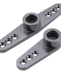 Two Pack 25T Aluminum Servo Horns With M3 Thread For 1 10 And 1 8 Scale RC Crawlers Fits Futaba Savox Power HD HSP MG995 MG996 Servo Motors CNC 6061