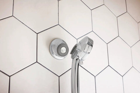 Remote Dock For Magnetix Handheld Shower Head Chrome Finish Easy Install With Permanent Waterproof Adhesive And Wall Bracket Plus Screws