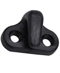 Dang Solid Nylon J Hook Lashing Hardware With Stainless Steel Screws Rig Up Kayak Canoe And Boat Gear For Weekend Adventures, black nylon hook