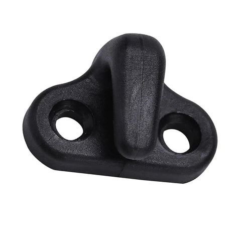 Dang Solid Nylon J Hook Lashing Hardware With Stainless Steel Screws Rig Up Kayak Canoe And Boat Gear For Weekend Adventures, black nylon hook