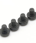 Tesla Model Y License Plate Screws Stainless Steel With Black Oxide Finish 6mm M5 Standard Length Rear Pack Of 4 No Rust Easy Install