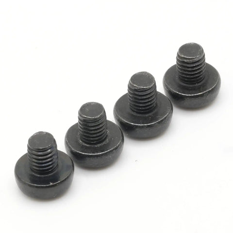 Tesla Model Y License Plate Screws Stainless Steel With Black Oxide Finish 6mm M5 Standard Length Rear Pack Of 4 No Rust Easy Install
