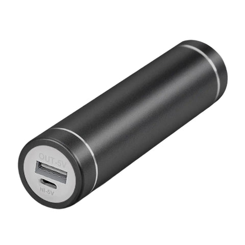 Tool Less Hassle Free Power Bank Kit Featuring Spring Loaded Cylindrical Holders For 18650 And 21700 Batteries, black aluminum charger.