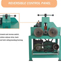 Close-up of the Reversible Control Panel on the Electric Pipe Tube Bender Machine 110V 1.5KW for detailed adjustments.