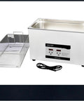 Heavy Duty Ultrasonic Cleaner With 30 Gallon Tank 40KHz 600W Heater Digital Timer for jewelry and auto parts with basket