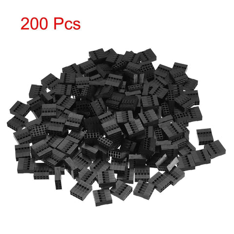 Pile of SM Housing Connector 2x5P 2.54mm Pitch Female Crimp Pins Adapter 200pcs Dope DIY Electronics Jumper Wire Component