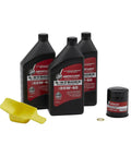 4 Stroke Outboard Oil Change Kit For 40 50 60HP EFI Outboards Includes 25W 40 Marine Engine Oil DIY Friendly Maintenance Premium Cam Wear Protection All In One Lubrication Bundle with 3 bottles, filter, and drip tray