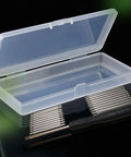 Plastic case with 20 pcs of 22mm Watch Spring Bars With Removal Tool For Easy Strap Swaps No Fuss Stainless Steel Watch Band Pins.