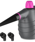 Heavy Duty Nylon Steam Cleaner Brushes Three Pack Killer Grout And Tile Scrubbies Ready To Kick Stubborn Grime To The Curb Across Kitchen Stoves Ceramic Floors And Bathrooms Without Giving You Any Trouble At All with steam cleaner and two brush heads.
