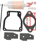 Carburetor Rebuild Kit Replacement For Mercury Mariner Outboard Motor Replaces 1395-8236354 Pack Of 3 components shown