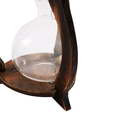 Slick Portable Cold Brew Coffee Maker Tower Featuring Adjusted Drip Speed And Generous 600 ML Size crafted from glass and wood.