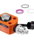 Nilight 5-ton orange hydraulic porta power jack with threaded steel connector and four O-rings (black, pink, white, gray).