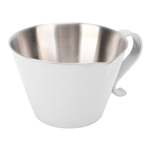 Easy Pour Stainless Steel 100ml Coffee Measuring Cup With V Shaped Spout And Clear Scale For Smooth Milk Frothing