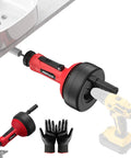 Heavy Duty Auto Feed Drain Snake Auger attached to sink drain, showcasing its durable design for 3/4 to 2 inch pipes.