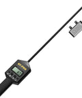 Hardcore Hay Moisture Meter With 20 Inch Reinforced Probe, Digital Temperature Readout For Alfalfa And Bales, Pro Grade Carry Bag Included, Works On Square And Round Hay Bales, Keeps Your Harvest Fresh And Storage Safe. Black probe and digital display