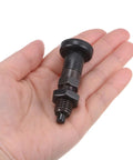 Plug And Play Push Fit Ballnose Spring Plunger With Solid Carbon Steel Build And Kickass Grip for heavy-duty industrial setup in hand.