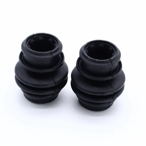 Premium Brake Caliper Slider Pins Guide Kit For 2002-2006 Mk2 Stainless Steel Slide Bolts OE Replacement Hardware To Fix Dragging And Uneven Pad Wear rubber boots, black
