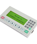 3.7 Inch Text Display HMI For PLC With RS485 RS232 Serial Port And Cable Included, supports TP200CN software, showing welcome message.