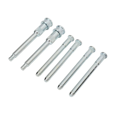 Door Hinge Repair Kit For Chevy S10 S-10 Sonoma Jimmy Bravada Pickup Trucks With Pin Bushing Set And Spring Removal Tool Durable Metal Construction Fits 1994-2004 S10/Sonoma And 1994-2004 S-15 Models Easy DIY Door Alignment, metal pins