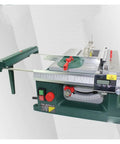 Mini Table Saw For Home Diy Projects Portable Woodworking Power Tool with sharp steel blade and precision adjustments.