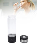 Hydrogen Water Bottle 460ml with SPE PEM Technology Fast 3 Minute Ionizer Delivers Up To 1400 ppb Hydration shown with parts