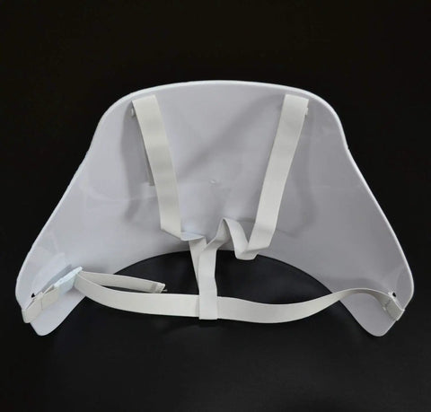 White Pro Grade Fencing Chest Guard Plastron Breast Protector for Foil Epee Saber Lightweight Durable Nylon Plastic Armor