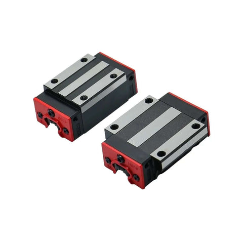 Top Notch High Precision Linear Guide Rail Kit With HGH20CA Rails And HGW20CC Slide Blocks For Smooth Low Friction Motion Super Easy Install No Maintenance Needed For Serious DIY Projects, two 20mm linear blocks