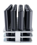 Transfer Punch Set 33-Piece 4 7/8 Inch Long 1/2 To 1 Inch Increments In 64ths Heat-Treated Steel HRC 61-63 front view