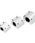 2 Pack Linear Motion Bearing Slides Set For CNC Machines And 3D Printers SCS10UU To SCS30UU And SCS8LUU To SCS20UU Includes SCS13LUU Pro Grade Precision Guide Rails For DIY Machining Projects, aluminum bearing blocks