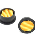 Four Pack Air Compressor Intake Filter Elements Replacement Paper Filters for One Half Inch Compressors Type Two on white background