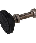 Straight Up Durable Adjustable Furniture Glides With M12 Thread And Heavy Duty Nylon Metal, featuring rubber foot and threaded bolt.